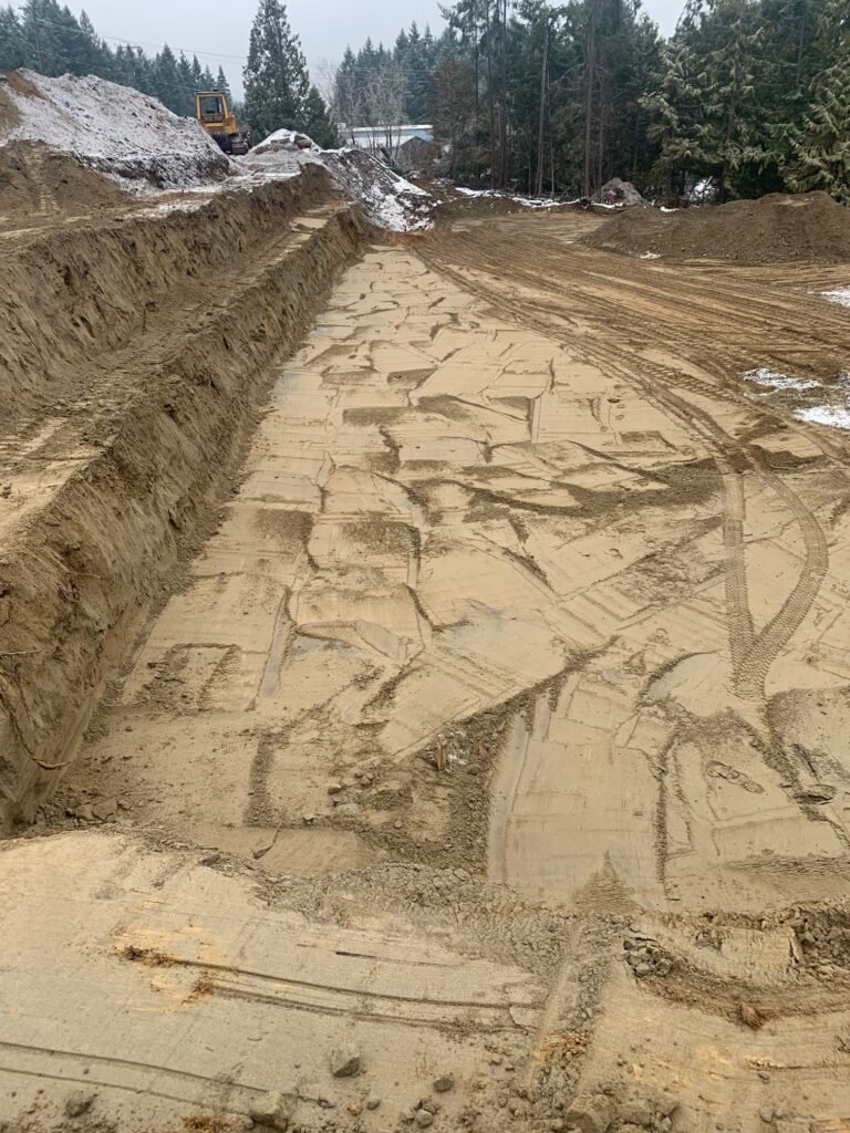 Commercial foundation excavation