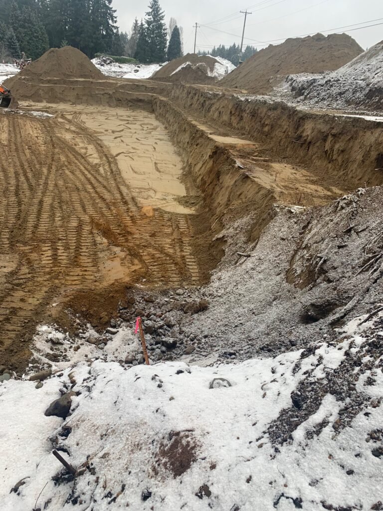Commercial foundation excavation