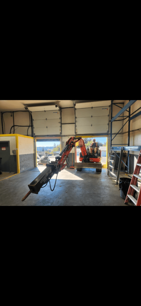 Concrete breaker attachment