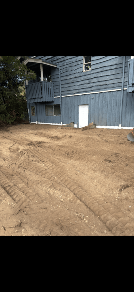 Perimeter drains and rain leaders